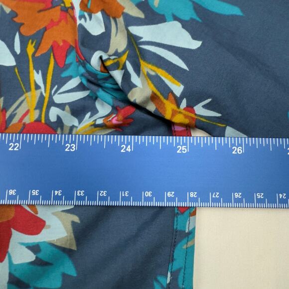 Tommy Bahama Men's XL LS Silk Blend Button Floral Shirt Flip Cuff Hawaiian - Picture 7 of 7